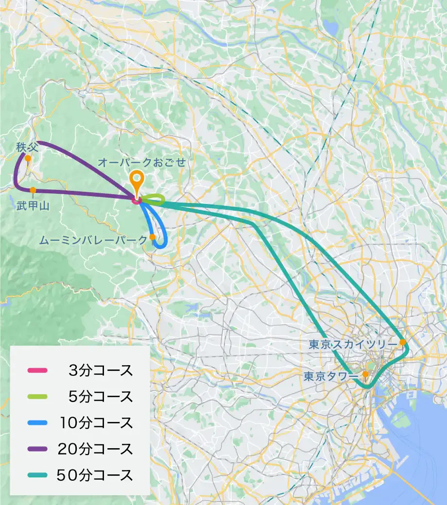 オーパークフライトコース