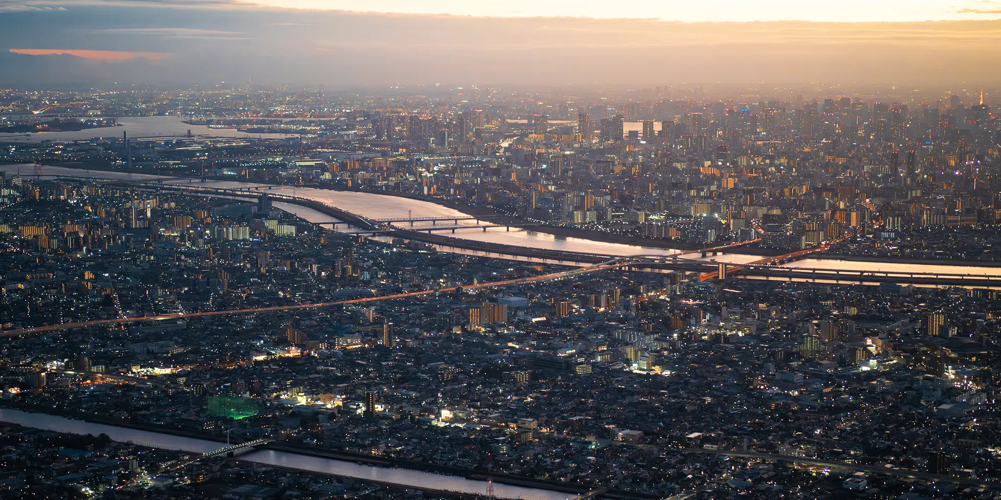 川の景色