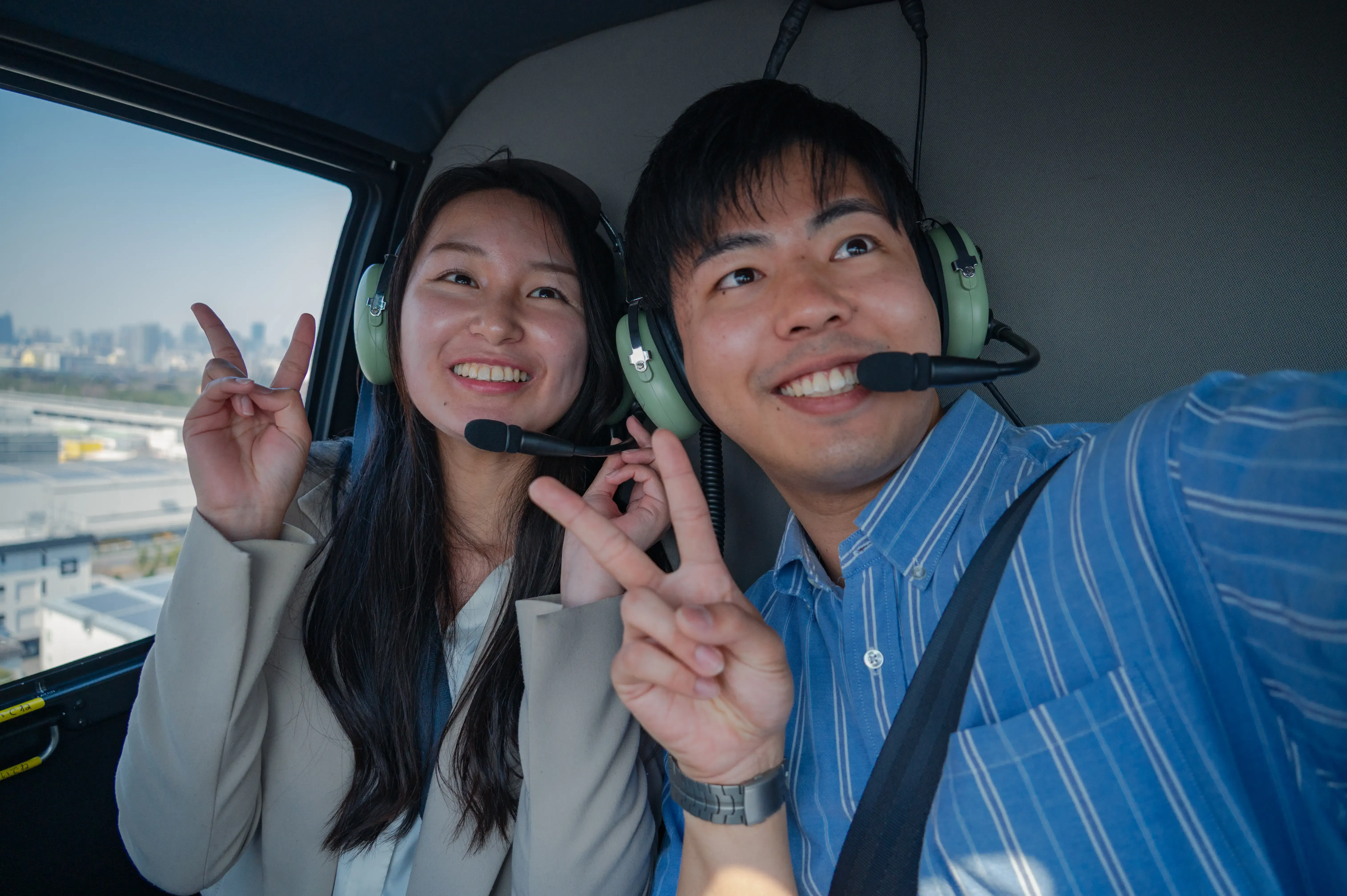In-Flight Cabin Scene