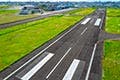 セスナで上空から見た八尾空港