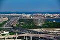 ヘリコプターで東京上空をフライトして見える葛西臨海公園