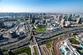 ヘリコプターで東京上空をフライトして見える有明