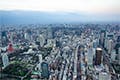 ヘリコプターで東京上空をフライトして見える芝公園