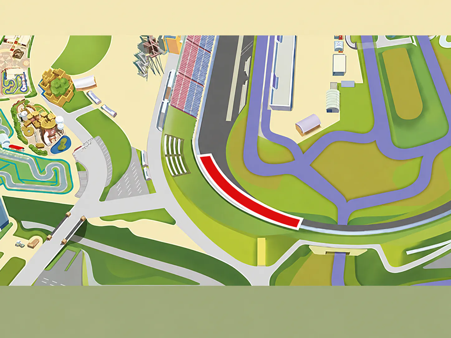 Race Viewing from a Reserved Area